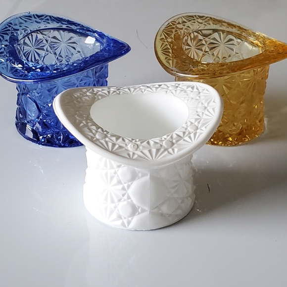 🎩 Vntg Large 4 1/2" Milk Glass Top Hat 🎩 - Picture 6 of 10